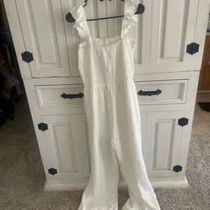 white jumpsuit size large